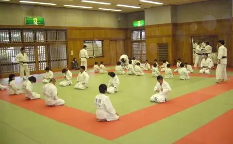 市川柔道教室 稽古風景2