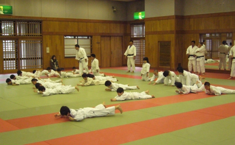 市川柔道教室 稽古風景3